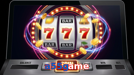 Main screen of A55game slots page for PK players